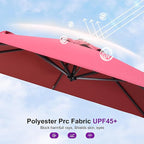 PURPLE LEAF 8' X 8' Patio Umbrella - Image 7