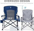 EVER ADVANCED Oversized Folding Camping Chair - Image 4
