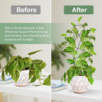 17.5 Inch Indoor Plant Trellis for Climbing Plants, Metal Trellis, Small Garden - Image 3