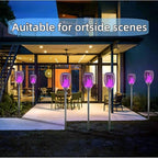 4 Pack Outdoor Solar Flame Light, Solar Lights Outdoor - Image 4
