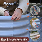5-Pack 18” Tall Galvanized Raised Garden Beds – Everyday Kitchen Garden Layout - Image 4