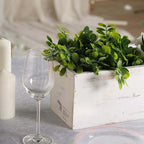 Efavormart 30"x6" Whitewash Wood Planter Box - Image 9