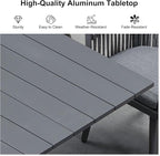 PURPLE LEAF 9 Pieces Outdoor Dining Set - Image 6