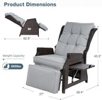 Outdoor Indoor Wicker Recliner - Image 2