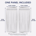PureFit Outdoor Curtains for Patio Waterproof Weatherproof, UV Resistant - Image 6