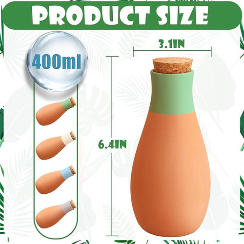 4PCS Terracotta Watering Spikes, Ollas Self Watering Globes, Slow Release Self - Image 2