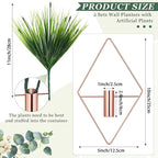 2 Pieces Wall Decor Hanging Planters - Image 2