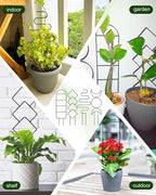 4 Pack Trellis for Indoor Climbing Plant, Small Metal Outdoor Garden Trellis - Image 4