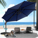 HOTEEL10x10ft Patio Umbrella Cantilever Umbrellas by HOTEEL