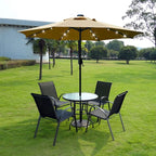 Sunnyglade 9' Solar LED Lighted Patio Umbrella - Image 4