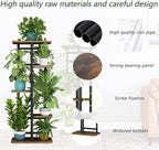 LINZINAR Plant Stand 5 Tier 6 Plant Multiple Flower Rack Holder Shelves Rack - Image 4