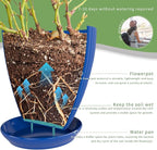 Plant Pots Indoor with Saucers & Drainage - Image 7