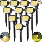 Solar Spot Lights Outdoor 10 Pack, Solar Landscape Spotlights Waterproof by TadyrealSolarLights