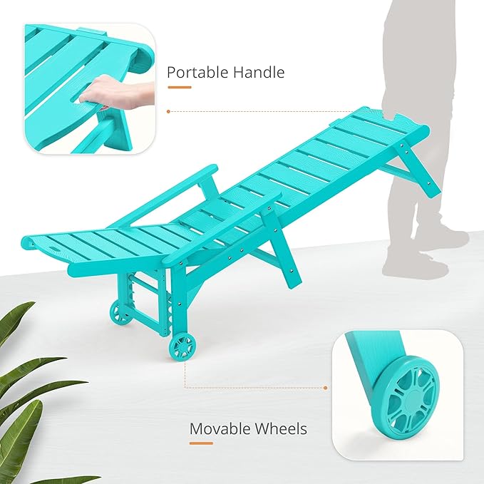 LUE BONA Chaise Lounge Chairs Set - Image 4