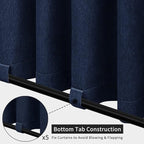 Easy-Going Linen Look Outdoor Curtains Waterproof Windproof Porch Curtains - Image 4