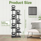 iDavosic.ly Plant Stand Indoor Outdoor, 6-Tier Tall Metal Flower Shelf - Image 3