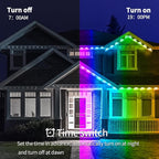 60ft Permanent Outdoor Light, RGB Outdoor eave Lights - Image 6