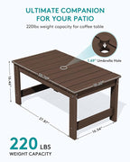 SERWALL Outdoor Coffee Table - Image 3