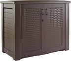 Rubbermaid Decorative Outdoor Storage Cabinet, Weather Resistant, Organization by Rubbermaid