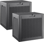 Outdoor Storage Box, Resin Deck Boxes Indoor and outdoor, Waterproof Storage by NBYSGO