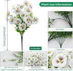 24 Bundles Artificial Pansy Flowers - Image 2
