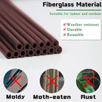 Plant Stakes 17inch &11inch SupKing 16Pcs Adjustable Flower Support Poles - Image 4