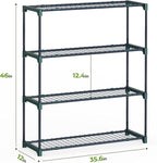 Ohuhu Plant Greenhouse Shelves 4 Tier 2 Pack Extra-Wide Stable Green House - Image 2