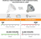 Mlambert 12 Pack MR16 LED Bulbs 50W Halogen Equivalent, 3000K Soft White - Image 3