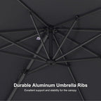 PURPLE LEAF 8' X 8' Patio Umbrella - Image 7