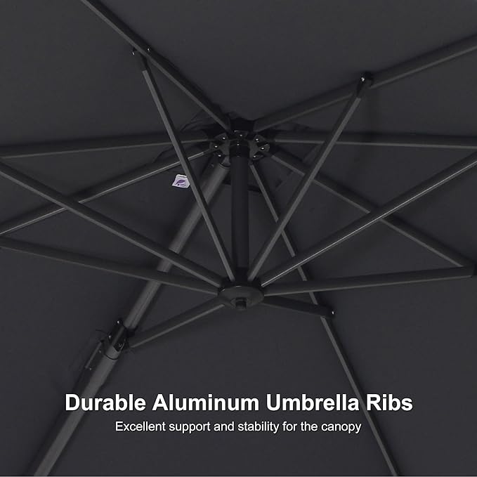 PURPLE LEAF 8' X 8' Patio Umbrella - Image 6
