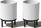 Veradek Demi Series Round Planter w/Stand by VeradekOutdoor