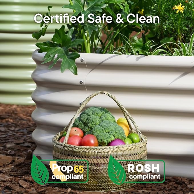 5-Pack 18” Tall Galvanized Raised Garden Beds – Everyday Kitchen Garden Layout - Image 9