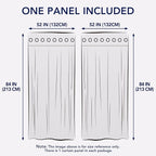 PureFit Outdoor Curtains for Patio Waterproof Weatherproof, UV Resistant - Image 6
