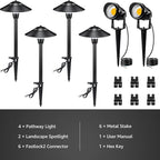 SUNVIE LED Low Voltage Landscape Lighting 12-24V Landscape Lighting Kit - Image 7