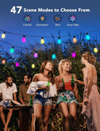 Govee Smart Outdoor String Lights H7029, 24ft RGBIC Outdoor Lights - Image 4