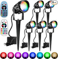 Halloween Christmas Spotlight Outdoor Color Changing Landscape Spotlights by Qeeanmo