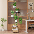 Plant Stand Indoor with Grow Light, 6-Tiered Tall Plant Stand Indoor, Metal - Image 7