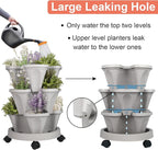 DUNCHATY Stackable Planter, Vertical Garden Planter - Image 4