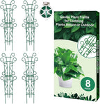 Indoor Plant Trellis for Climbing Plants, 8 Pack Garden Trellis for Potted by Qaobo
