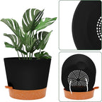 GARDIFE 12 inch Plant Pots, Self Watering Pots, 2 Pack Large Plastic Flower pots - Image 5
