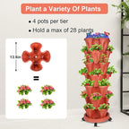 GameXcel Vertical Planter, 7 Tier Stackable Strawberry Planter - Image 6