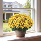 2 Pack Artificial Geranium Flowers Topitary Trees - Image 2