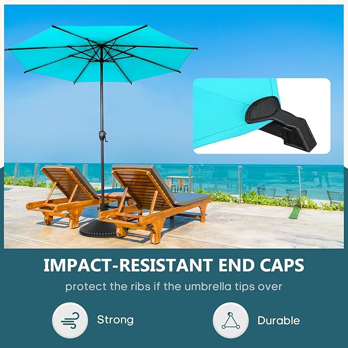 Abba Patio 11FT Lyon Outdoor Patio Umbrella Outdoor Table Umbrella - Image 4