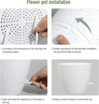 12 inch Large Self Watering Pots, Plant Pots - Image 5