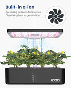 iDOO Hydroponics Growing System Kit 12Pods, Indoor Herb Garden System, - Image 3