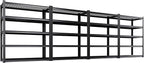 Set of 4 Garage Shelving-3000 lbs 5 Tier Storage Shelves, Adjustable Heavy Duty by Unknown