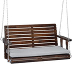 VINGLI Outdoor 4 FT Porch Swing, Heavy Duty 880 LBS Wooden Patio Swings by VINGLI