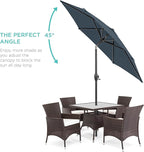 Best Choice Products 7.5ft Heavy-Duty Round Outdoor Market Table Patio Umbrella - Image 2