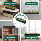 Trough Rectangle Planter Window Sill Planter Box Long Window Planters Modern - Image 6
