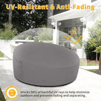 Easy-Going Heavy Duty 600D Outdoor Daybed Cover 88 Inch UV Resistant Patio - Image 4